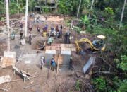 Gotong Royong TNI-Masyarakat, Jembatan Perintis Garuda Dikebut Rampung di Awangpone