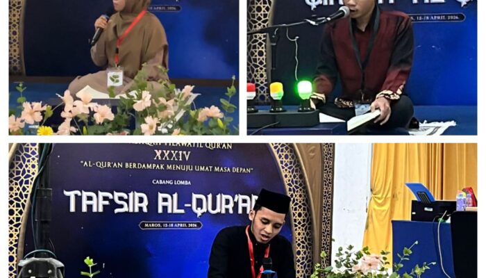 MTQ XXXIV Sulsel di Maros, Tiga Kafilah Bone Tembus Final