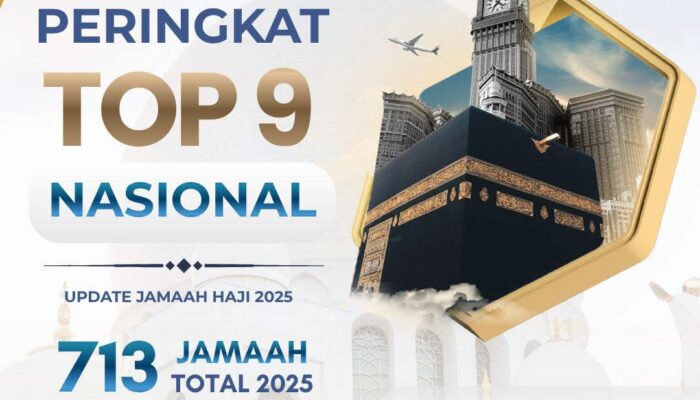 PT Patria Wisata Masuk Top 9 Nasional, Catat 713 Jamaah Haji 2025