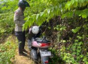 Polsek Bengo Amankan Kendaraan Diduga Laka di Jembatan Salo Anrennge, Pengedara Belum Ditemukan