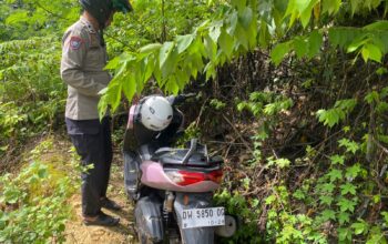 Polsek Bengo Amankan Kendaraan Diduga Laka di Jembatan Salo Anrennge, Pengedara Belum Ditemukan
