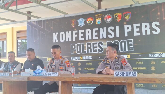 Sat Narkoba Polres Bone Ungkap 22 Kasus Narkotika, Sita 135,34 Gram Sabu
