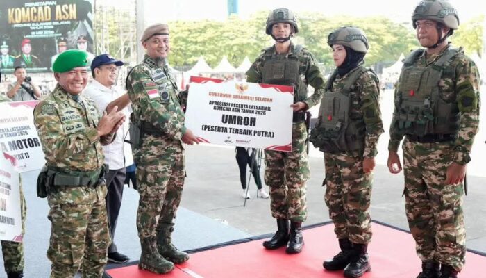 Dihadiahi Umrah Gubernur, Andi Dhiemas Jadi Terbaik Komcad ASN Sulsel, Ikuti Jejak Sang Ayah Mantan Bupati Bone Kolonel Andi Amir.