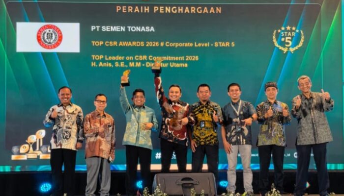 PT Semen Tonasa Borong Penghargaan Top CSR Award dan CSR Leader 2026