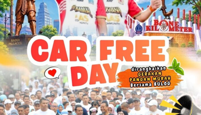 Gerakan Pangan Murah Meriahkan Car Free Day Bone Besok, Bantu Warga Dapatkan Bahan Pokok Terjangkau