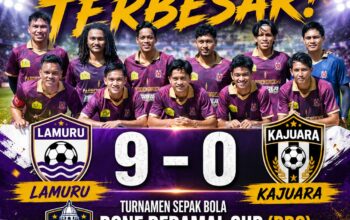 Kemenangan Terbesar di BBC! Laskar Paddengngeng Lamuru Libas Kajuara 9-0
