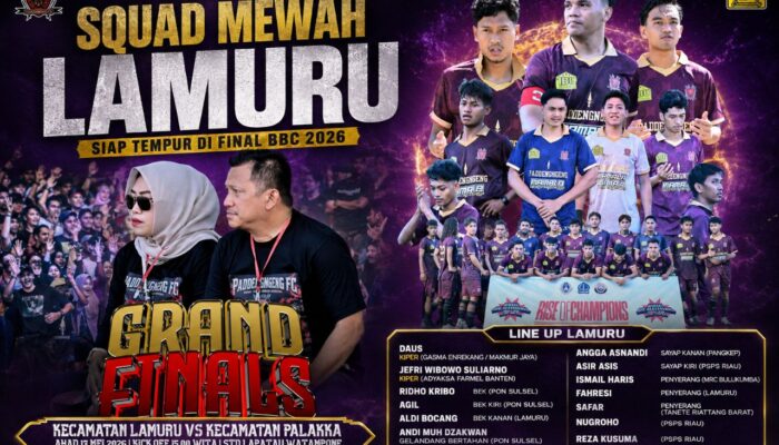 Squad Mewah Lamuru Tampil di Final BBC 2026, Diperkuat Deretan Pemain Bintang Liga