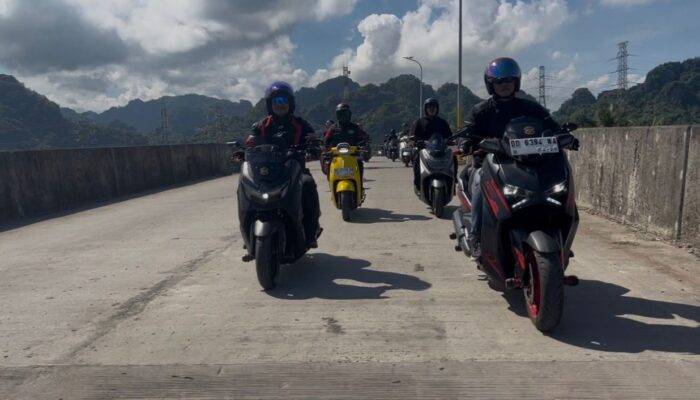 Touring Sinergitas BI Sulsel, OJK dan Brimob, Nikmati Panorama Rammang-Rammang Hingga Kuliner Pangkep