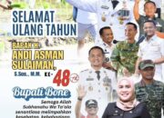 Doa Sekretaris DPRD Bone di Ulang Tahun ke-48 untuk BupAAS.