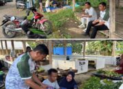 Potret Kesederhanaan Bupati Bone, Duduk Makan ‘Benno’ di Pasar,  Sambil Dengarkan Keluhan Masyarakat
