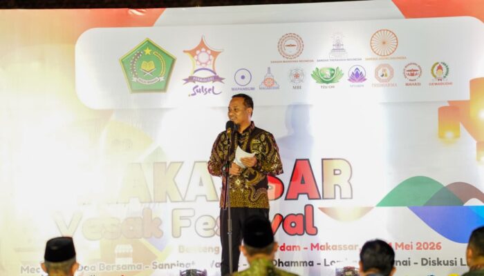 Waisak 2026, Gubernur Andi Sudirman Apresiasi Kontribusi Permabudhi dalam Pembangunan Daerah