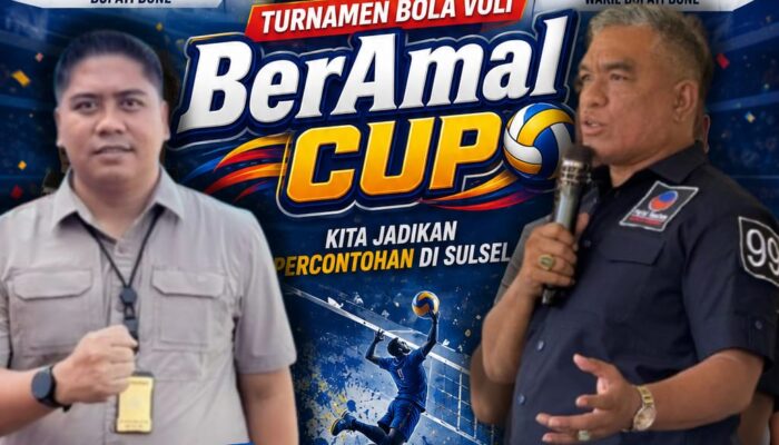 Bone Bersiap Jadi Pusat Voli Sulsel Lewat Turnamen Bergengsi BerAmal Cup