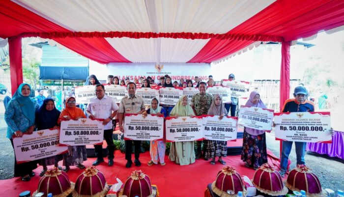 Gandeng TNI, Gubernur Sulsel Mulai Bangun 142 Rumah Layak Huni untuk Warga Kurang Mampu
