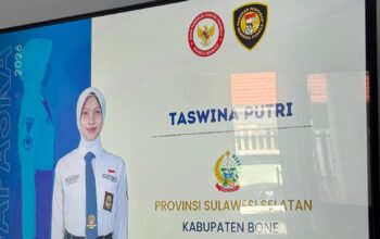 Siswi SMA Negeri 1 Bone Tembus Paskibraka Nasional, Bupati Bone: Ini Kebanggan