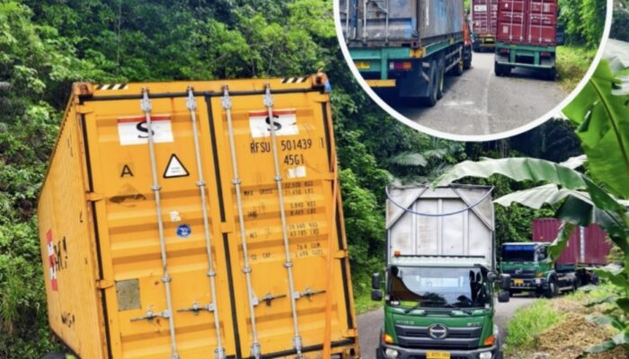 Bak Makan Buah Simalakama, Sudah Dua Malam 6 Truk Terjebak Macet di Tanjakan Ekstrem Bypass Sumpallabbu