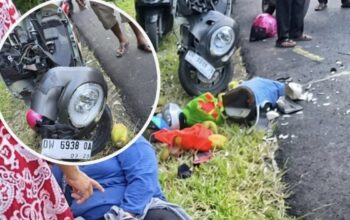 Lakalantas di Seppabulue, Pengendara Dilarikan ke RS