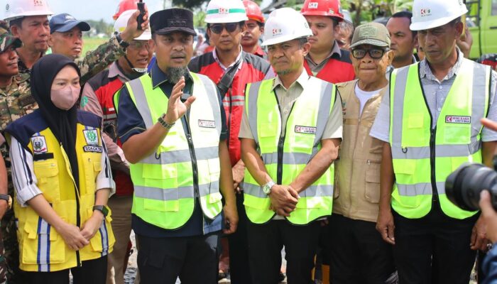 Perkuat Ketahanan Pangan, Gubernur Sulsel Didampingi Bupati Bone Groundbreaking Proyek Irigasi Bengo