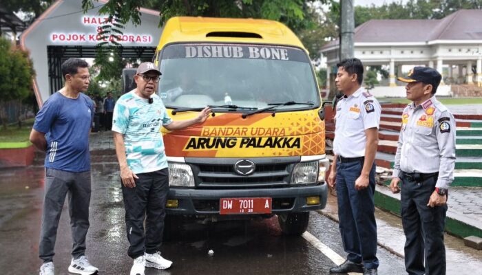 Kini Lebih Mudah ke Bandara, Bus Bandara Arung Palakka Resmi Mengaspal di Bone