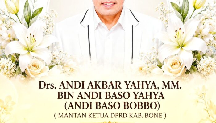 Bone Berduka, Mantan Ketua DPRD A. Akbar Yahya Tutup Usia, Pernah Jabat 5 Periode Anggota DPRD