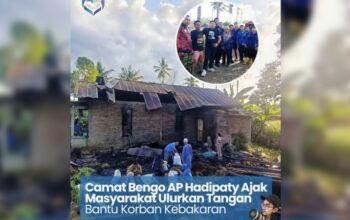 Camat Bengo AP Hadipaty Ajak Masyarakat Ulurkan Tangan Bantu Korban Kebakaran