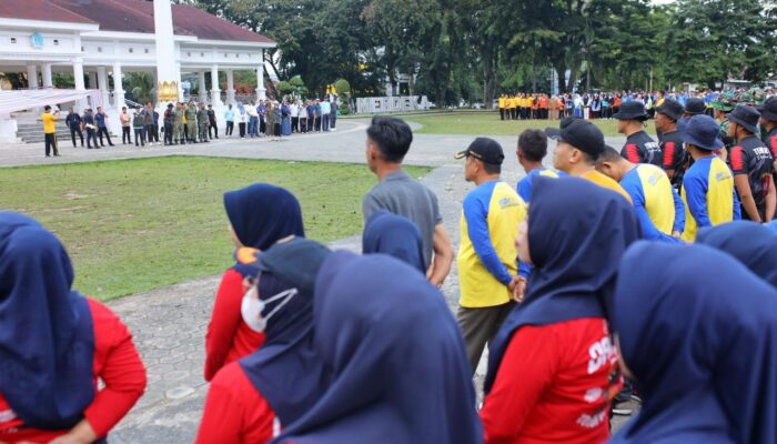 Sampling Tes Urine Ribuan Peserta Apel Kerja Bakti di Bone, Tak Satu Pun Ditemukan Positif Narkoba