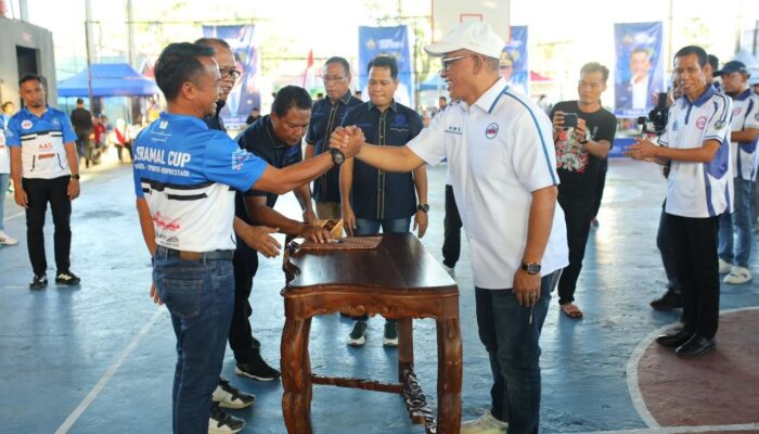 Di Bawah Kepemimpinan HMS, Bupati Bone Optimis Pembinaan Voli Sukses 