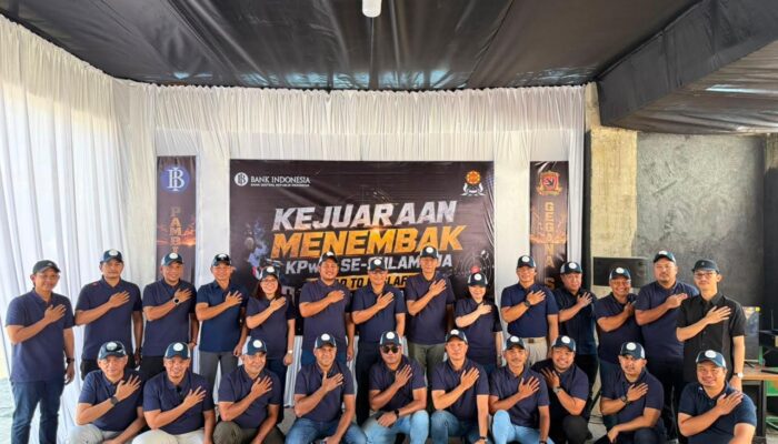 Bangun Kebersamaan Lewat Olahraga, Satbrimob Polda Sulsel dan BI Gelar Lomba Menembak Presisi