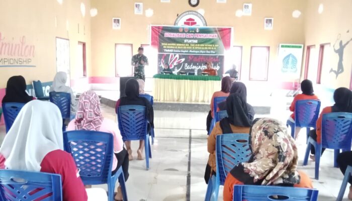 TMMD ke-129 Kodim 1407/Bone Beri Edukasi Pencegahan Stunting kepada Warga Desa Patukku