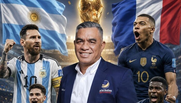 Ketua Fraksi NasDem DPRD Bone Jagokan Argentina, Prancis di Final Piala Dunia 2026