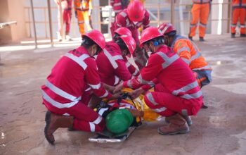 Bangun Budaya Safety, PT Semen Tonasa Libatkan Pekerja dan Vendor dalam Simulasi Darurat