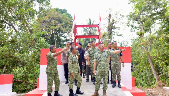 Kodim 1407/Bone Wujudkan Harapan Warga, Jembatan Perintis Garuda di Awangpone Resmi Difungsikan