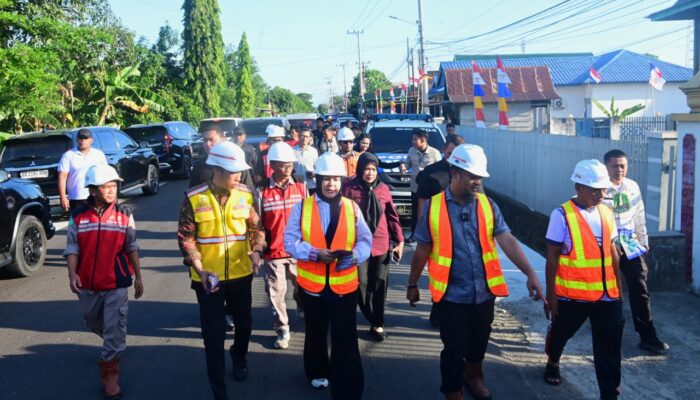 Gubernur Sulsel Tinjau Progres Jalan Pangkajene-Rappang di Sidrap, Ditarget Segera Rampung