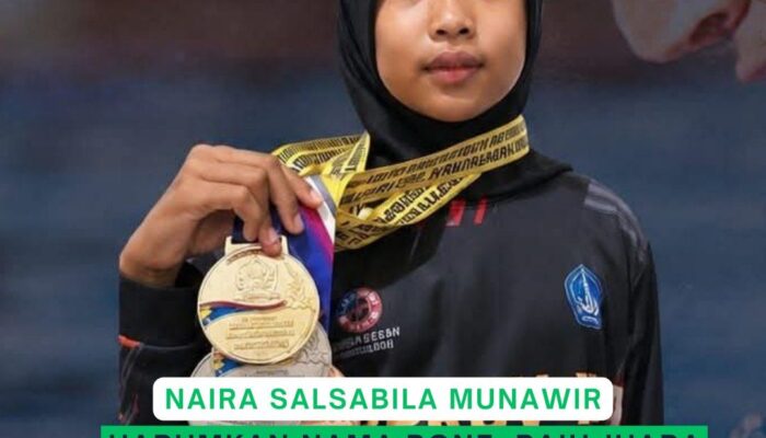 Naira Salsabila Harumkan Nama Bone, Raih Juara 1 Renang O2SN Tingkat Sulsel 2026