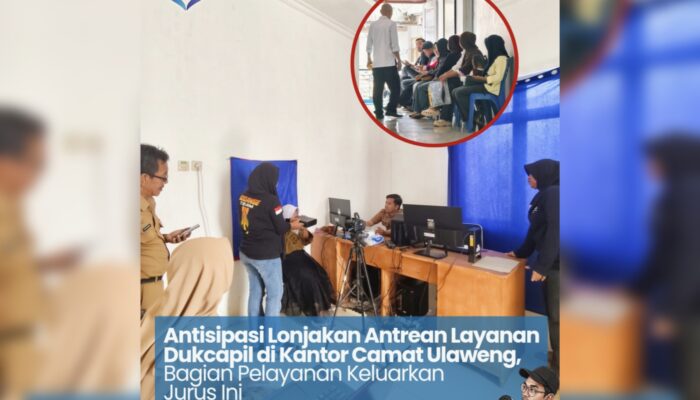 Antisipasi Lonjakan Antrean Layanan Dukcapil di Ulaweng, Bagian Pelayanan Keluarkan Jurus Ini