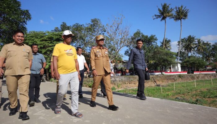 Pastikan Kualitas Terjaga, Bupati Bone Tinjau Proyek Jalan Bengo-Taka- Malaka