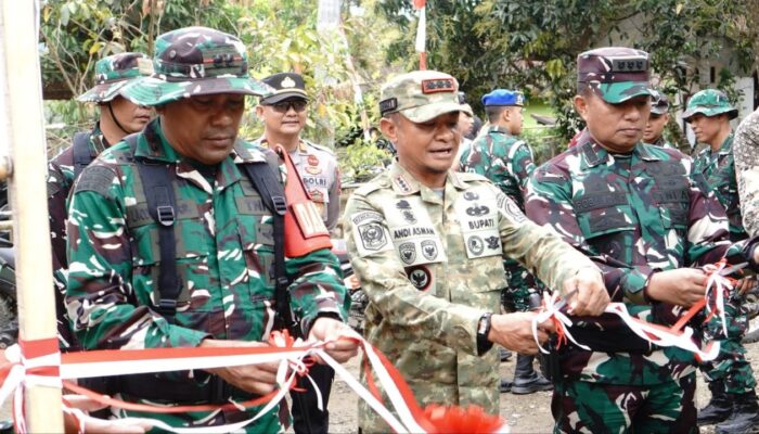 Diresmikan Langsung Bupati Bone bersama Danrem 141 TP, TMMD ke-129 Hadirkan Jembatan dan Rumah Layak Huni