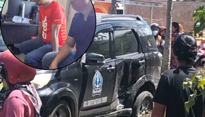 Mobil Dinas Camat Tanete Riattang Timur Ditabrak Suzuki Ertiga, Camat Andi Habibie: Alhamdulillah Saya Baik-Baik Saja