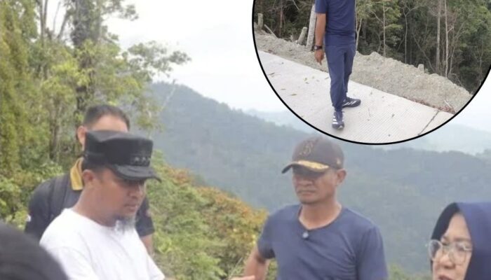 Gubernur Sulsel Bersama Bupati Bone Tinjau Rencana Pembangunan Irigasi  dan Jalan Beton di Ponre