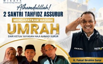 Masya Allah! Dua Santri Bone Menuju Tanah Suci,  Raih Hadiah Umrah dari Ketua Yayasan Haji Ahmad Surur