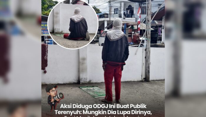 Aksi ODGJ Buat Publik Terenyuh: Dia Lupa Dirinya, Tapi Ingat Jalan Menuju Tuhannya