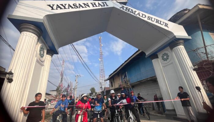Resmikan Gapura Pintu Masuk Jalan Beton Yayasan Haji Ahmad Surur, H. Faisal Ibrahim: Orientasi Saya Bermanfaat untuk Sesama, Tidak Ada Ambisi Politik