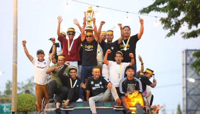 Transformasi Sepak Bola Bone, Dulu Kalah 0-21, Kini Ditangani BupAAS Juara Piala Gubernur Sulsel 2026