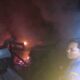 Rumah Panggung di Kahu Bone Terbakar, Gabah dan Mesin Pertanian Ikut Hangus