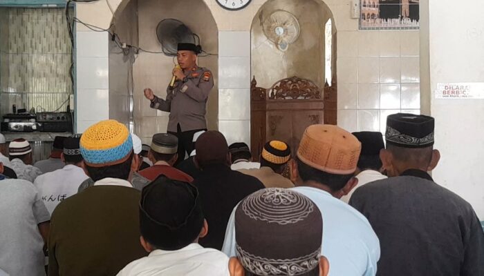 Kapolsek Tangayya Silaturrahmi, Sampaikan Pesan Keamanan