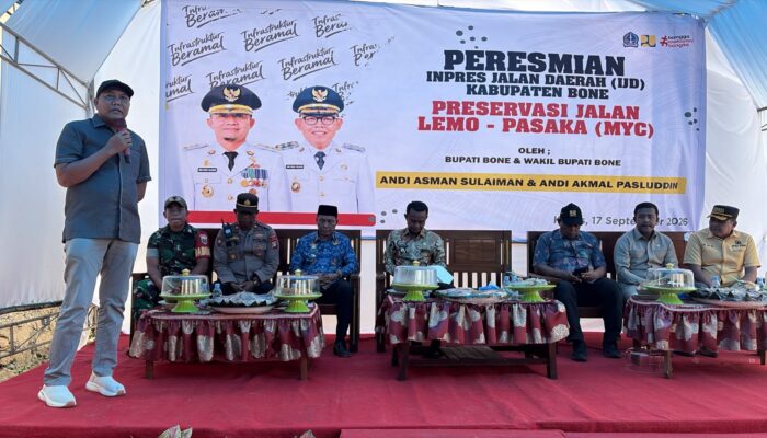 Anggota DPRD Bone Andi Fadli Lura Puji Perubahan Infrastruktur Bone di Era Bupati AAS