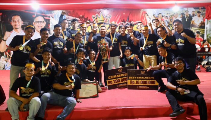 Apresiasi Juara Piala Gubernur Sulsel 2026, Bupati Bone Jamu Pemain dan Official Bone Beramal FC
