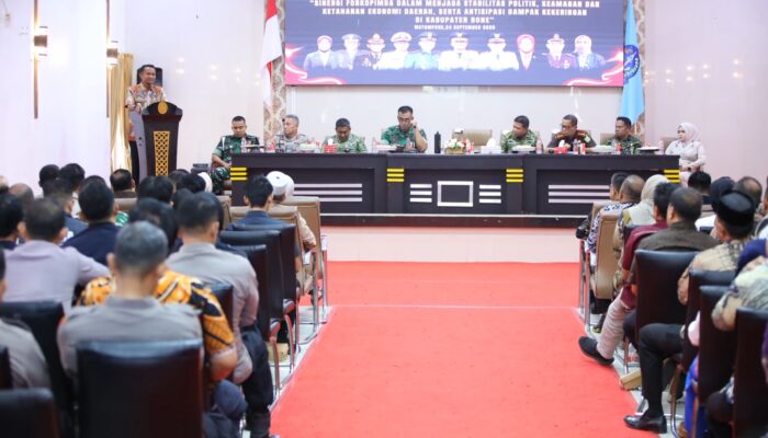 Bupati Bone dan Forkopimda Bahas Stabilitas Daerah hingga Antisipasi Kekeringan