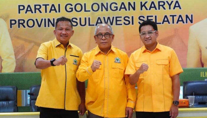 Golkar Sulsel Percayakan  Figur Muda, Irwandi Burhan, Rismono Sarlim, dan Ade Ferry Pimpin Golkar Bone
