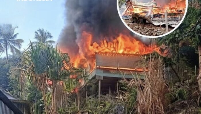 Kebakaran Hanguskan Rumah Panggung di Labole, Butuh Bantuan