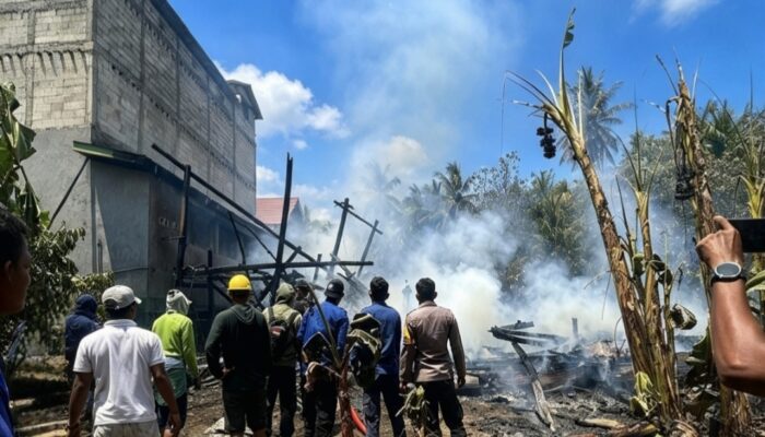 Api Cepat Merambat, Rumah Ludes Terbakar di Dua Boccoe